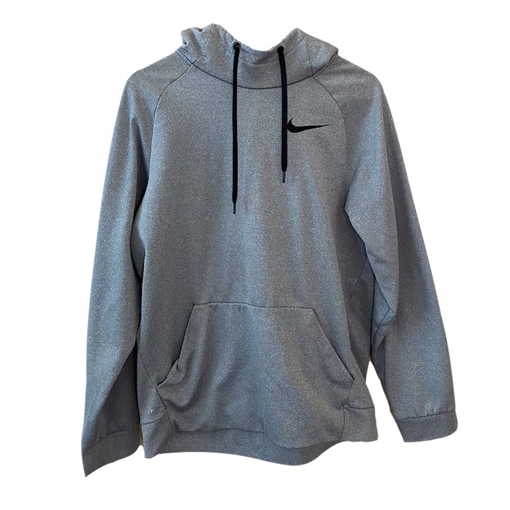 Gray Nike Dri-Fit Hoodie